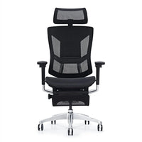 HKM-370899 Ergonomic Full Mesh Office Chair with Lumbar Support and Footrest, 5-Year Warranty