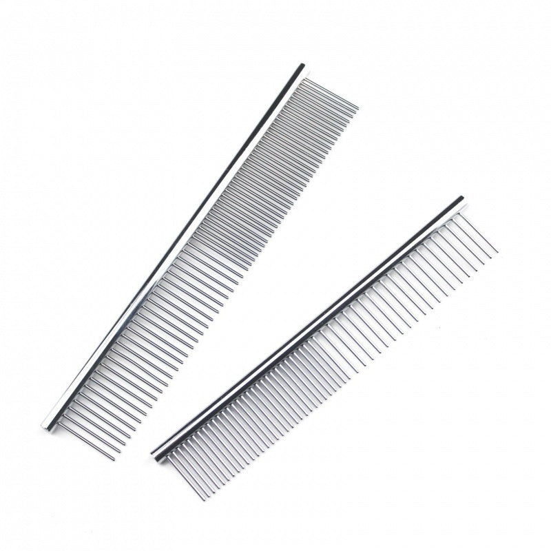 HKM-3709373 Stainless Steel Pet Comb for Cats and Dogs - Various Sizes Available