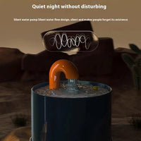 HKM-3709629 Ceramic Cat Water Dispenser with Automatic Circulating Faucet - Multiple Color Options Available