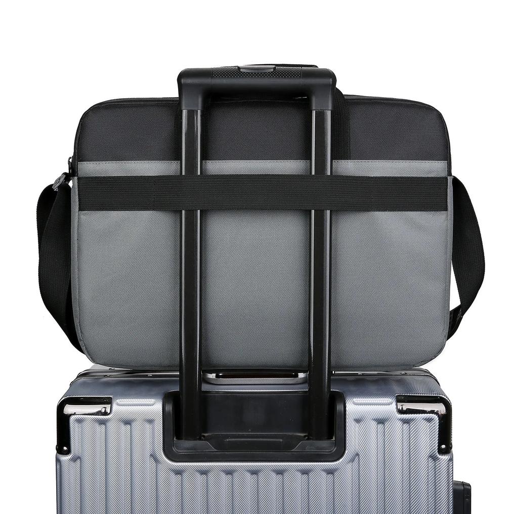 HKM-371155 Waterproof Nylon Business Laptop Briefcase with Large Capacity for Men