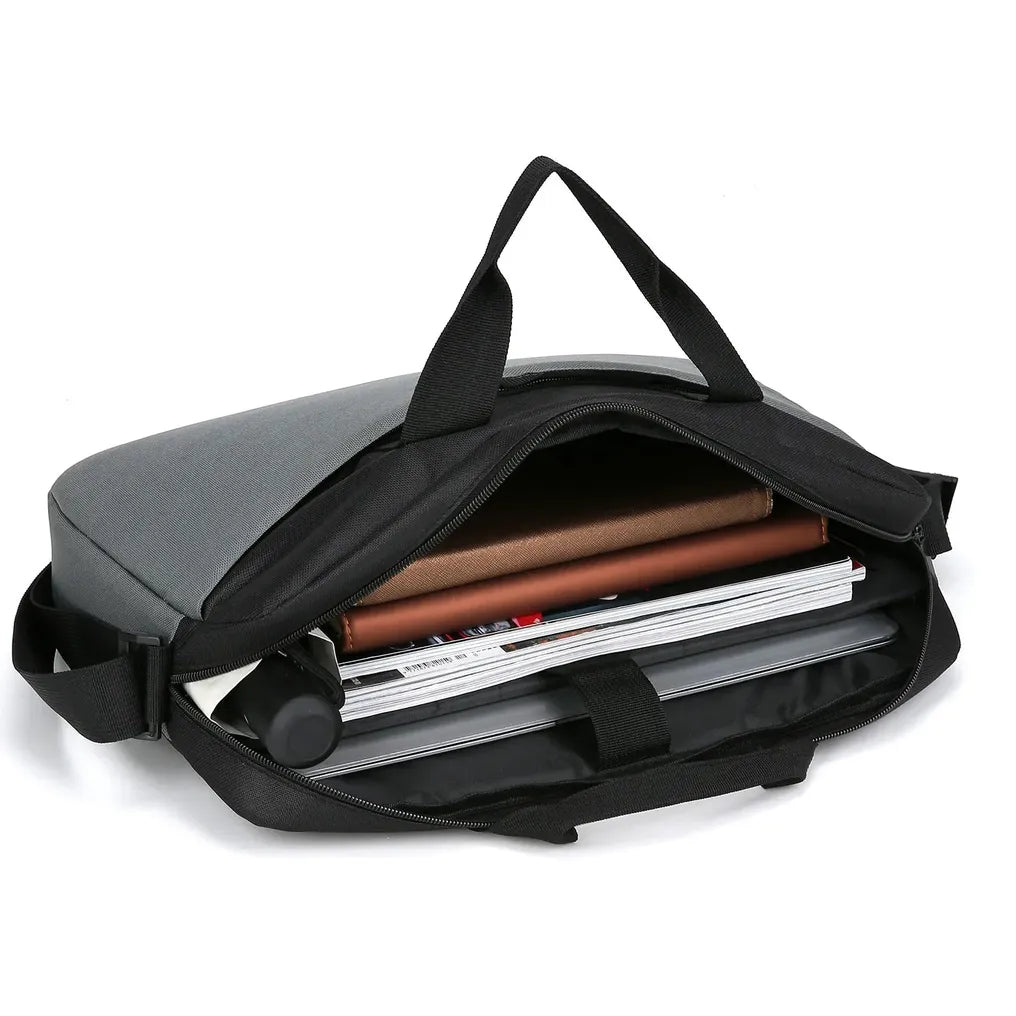HKM-371155 Waterproof Nylon Business Laptop Briefcase with Large Capacity for Men