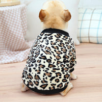 HKM-3711933 Fluffy Bullfighting Jacket for Dogs - Casual Winter Clothing in Light Brown, Pink, Dark Coffee, and Cow Patterns