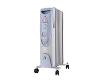 HKM-371219 2500W Oil-Filled Radiator Heater with 11 Fins for Efficient Indoor Heating