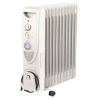 HKM-371219 2500W Oil-Filled Radiator Heater with 11 Fins for Efficient Indoor Heating