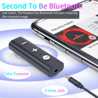 HKM-371283 Bluetooth 5.0 Audio Receiver with 3.5mm Jack for Wireless and Wired Connection