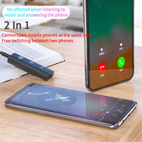 HKM-371283 Bluetooth 5.0 Audio Receiver with 3.5mm Jack for Wireless and Wired Connection