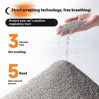 HKM-3715005 Sodium-Based Cat Litter with Low Dust, Effective Deodorization, and High Water Absorption