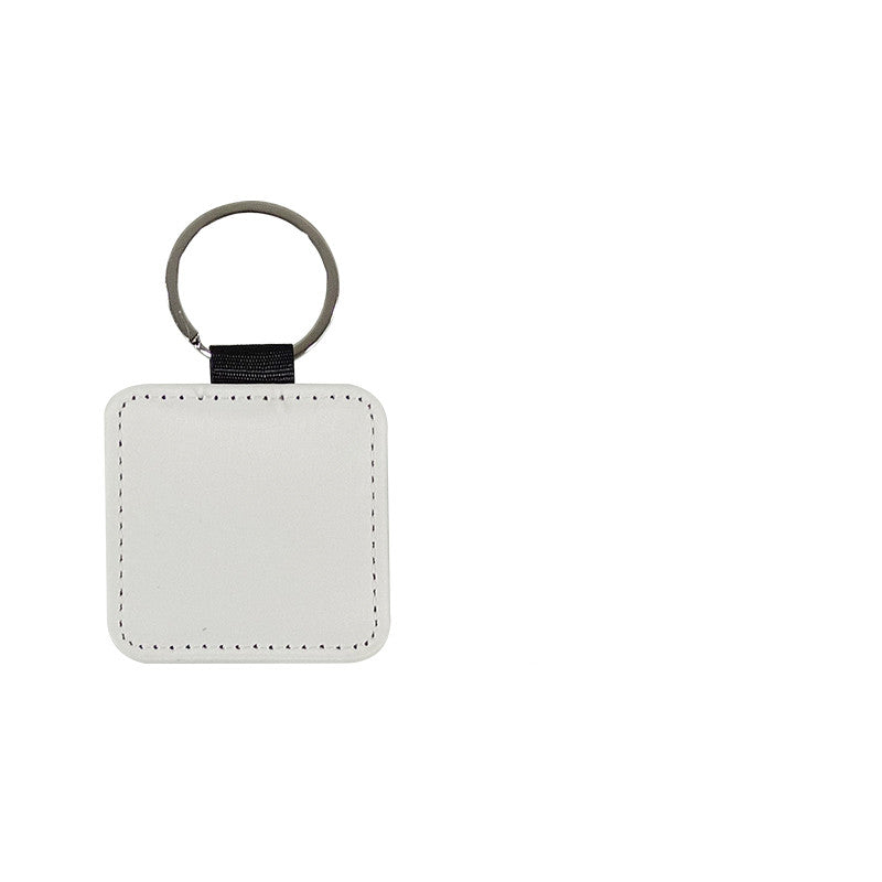 HKM-3715389 Personalized Cowhide Keychain with Custom Pet Photo Pendant