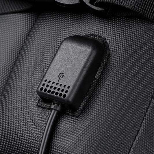 HKM-371667 Lightweight Business Laptop Backpack with USB Charging Port and Breathable Shoulder Strap Design