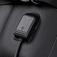 HKM-371667 Lightweight Business Laptop Backpack with USB Charging Port and Breathable Shoulder Strap Design