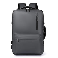 HKM-371667 Lightweight Business Laptop Backpack with USB Charging Port and Breathable Shoulder Strap Design