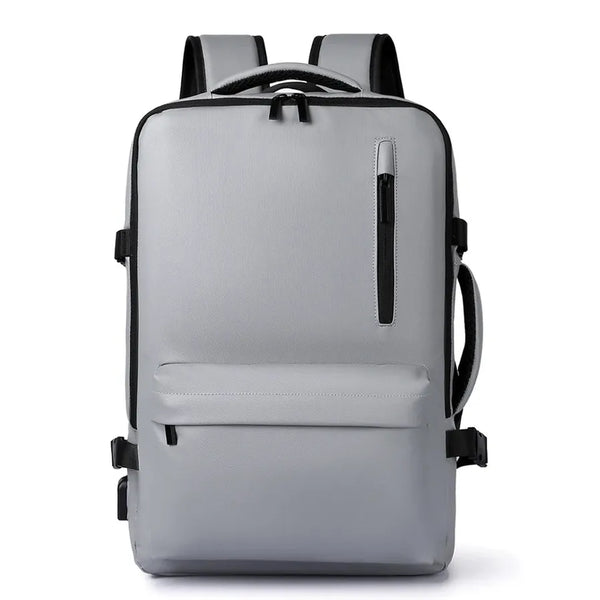 HKM-371667 Lightweight Business Laptop Backpack with USB Charging Port and Breathable Shoulder Strap Design