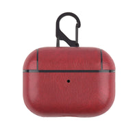 HKM-371795 Leather Wireless Bluetooth Earphone Protector Case Compatible with iPhone - Solid Color Options Available