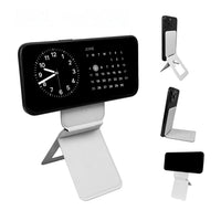 HKM-371859 Three-Fold Magnetic Leather Card Holder with Bracket for iPhone Models