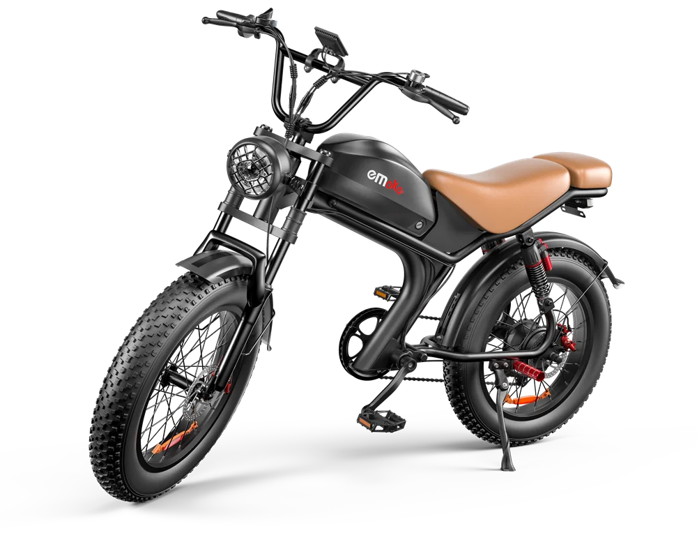 HKM-371923 250W Electric Fat Bike with 7-Speed Gears, 20" Wheels, and Integrated Lithium Battery