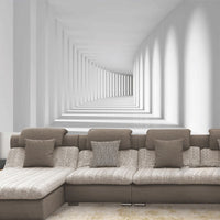 HKM-371923 Elegant Living Room TV Background Wallpaper - Silk & Non-Woven Options, Sound Insulation & Moisture-Proof