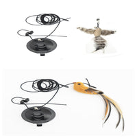 HKM-3720125 Hanging Door Cat Teaser Toy in Various Bird Designs