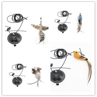 HKM-3720125 Hanging Door Cat Teaser Toy in Various Bird Designs