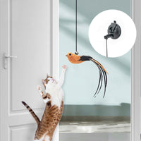 HKM-3720125 Hanging Door Cat Teaser Toy in Various Bird Designs