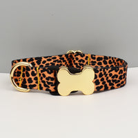 HKM-3720765 Ethnic Style Printed Nylon Pet Collar with Bone Buckle - Various Sizes