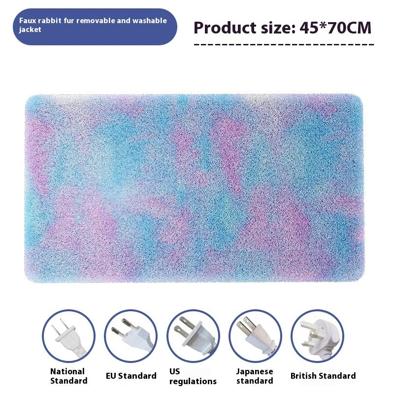 HKM-3721149 Waterproof Electric Heating Pad for Pets - Removable Soft Coat, Multiple Sizes Available