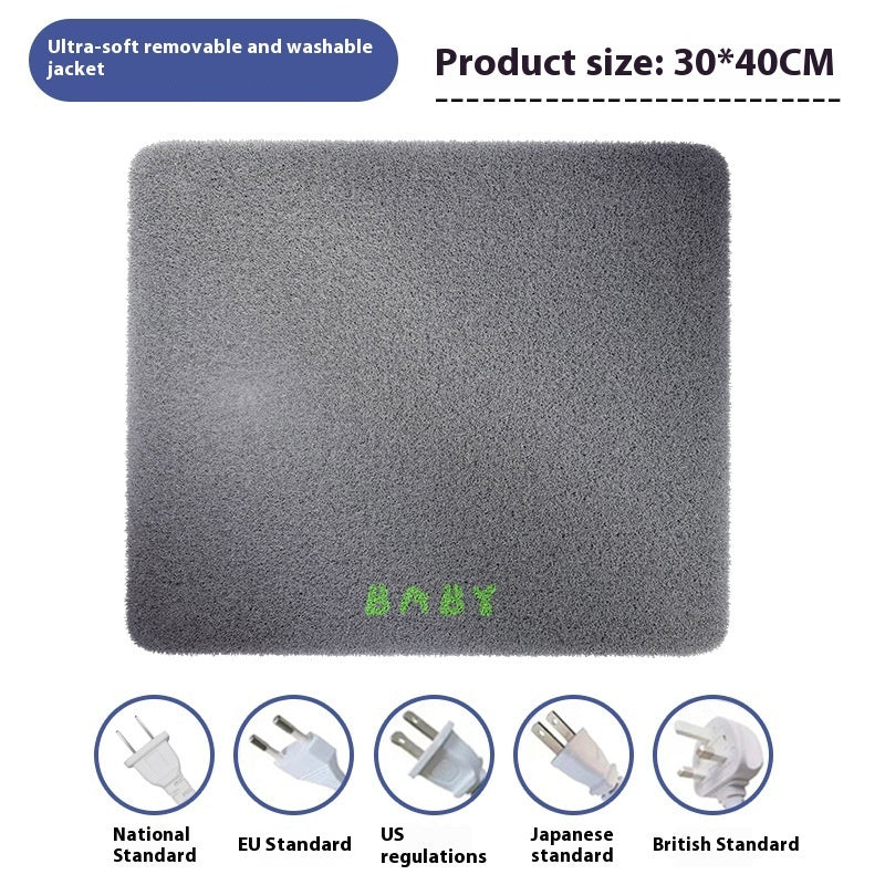 HKM-3721149 Waterproof Electric Heating Pad for Pets - Removable Soft Coat, Multiple Sizes Available