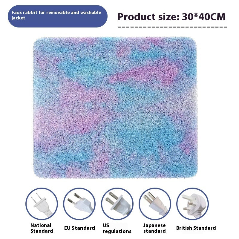 HKM-3721149 Waterproof Electric Heating Pad for Pets - Removable Soft Coat, Multiple Sizes Available