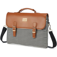 HKM-372307 Stylish 15.6 in Laptop Briefcase for Women - Functional Shoulder Satchel with Protective Sleeve