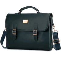 HKM-372307 Stylish 15.6 in Laptop Briefcase for Women - Functional Shoulder Satchel with Protective Sleeve