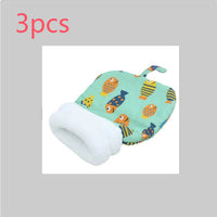 HKM-3723325 Cozy Pocketable Winter Sleeping Bag Cat Nest in Blue Rabbit, Pink Deer, and Yellow Bear Designs