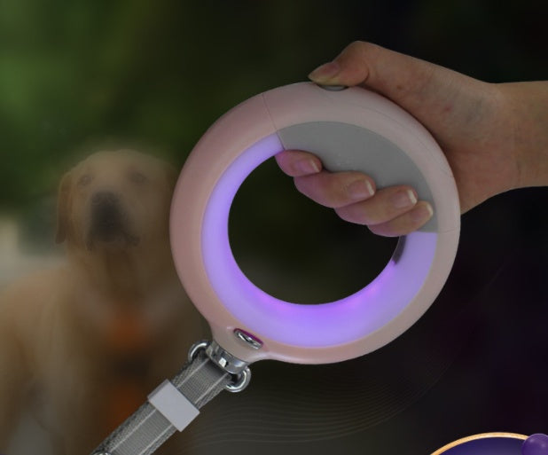 HKM-3724861 Automatic Retractable Leash for Small to Medium Dogs, Plastic and Nylon, Max 20kg