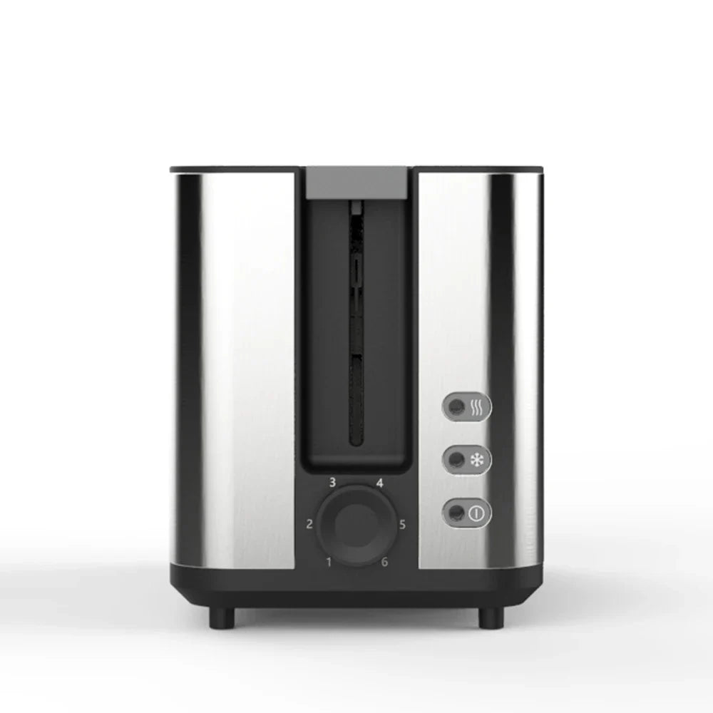 HKM-372499 Silver Electric Bread Toaster for Two Slices – Custom Logo Option Available