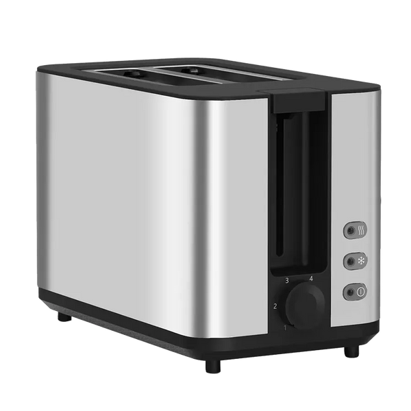 HKM-372499 Silver Electric Bread Toaster for Two Slices – Custom Logo Option Available