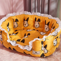 HKM-3725117 Thickened Pet Bed for Medium to Large Dogs and Cats - Four Seasons Design with Blanket Options