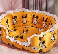 HKM-3725117 Thickened Pet Bed for Medium to Large Dogs and Cats - Four Seasons Design with Blanket Options