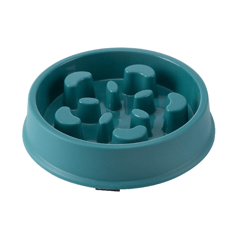 HKM-3725245 Petal-Shaped Plastic Slow Feeder Bowl in Various Colors for Pets