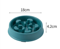 HKM-3725245 Petal-Shaped Plastic Slow Feeder Bowl in Various Colors for Pets