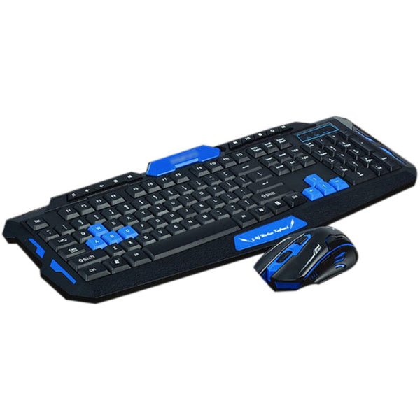 HKM-372627 Wireless Gaming Keyboard and Mouse Combo, Ergonomic Design, Waterproof, Optical, 2.4GHz for PC and Laptop