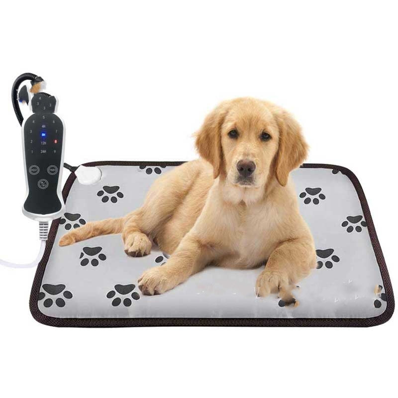 HKM-3726909 Pet Heating Pad for Dogs and Cats - Waterproof Electric Mat with Adjustable Temperature and Chew-Resistant Cord
