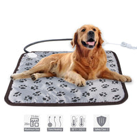 HKM-3726909 Pet Heating Pad for Dogs and Cats - Waterproof Electric Mat with Adjustable Temperature and Chew-Resistant Cord