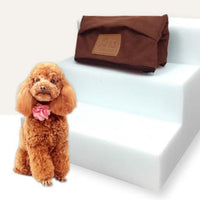 HKM-3728317 Pet Stair Ladder for Dogs - Ideal for Small Breeds and Older Pets, Easy Storage Design