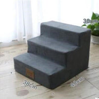 HKM-3728317 Pet Stair Ladder for Dogs - Ideal for Small Breeds and Older Pets, Easy Storage Design