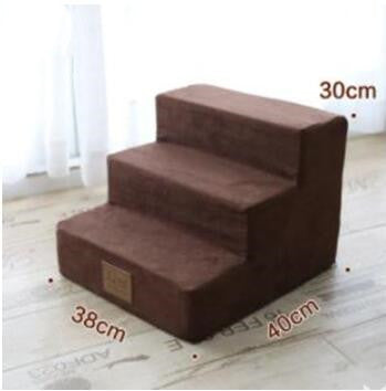 HKM-3728317 Pet Stair Ladder for Dogs - Ideal for Small Breeds and Older Pets, Easy Storage Design