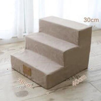 HKM-3728317 Pet Stair Ladder for Dogs - Ideal for Small Breeds and Older Pets, Easy Storage Design