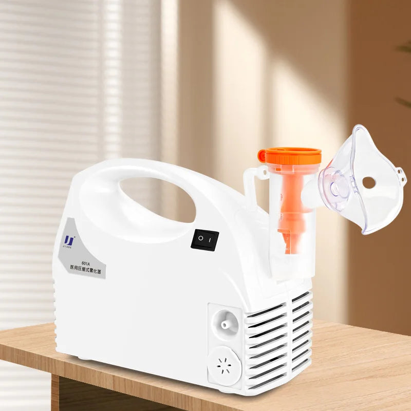 HKM-372947 Portable Air Compression Nebulizer for Home Use, Model 601A, Ideal for Asthma Relief