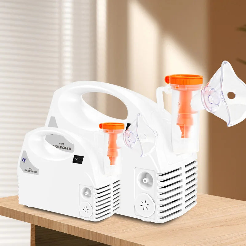 HKM-372947 Portable Air Compression Nebulizer for Home Use, Model 601A, Ideal for Asthma Relief