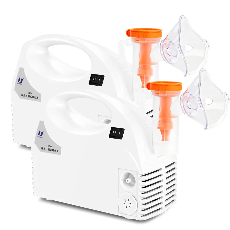 HKM-372947 Portable Air Compression Nebulizer for Home Use, Model 601A, Ideal for Asthma Relief