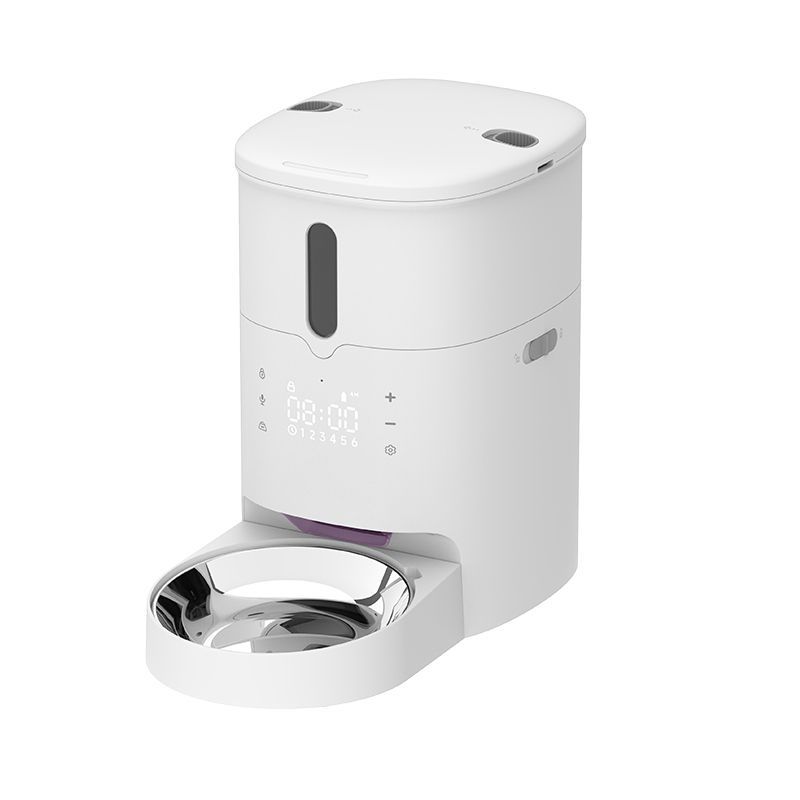 HKM-3730109 Smart Automatic Pet Feeder with Stainless Steel Basin - 3L & 6L Options
