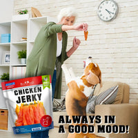 HKM-3730877 Chicken Jerky Dog Treats, 1.5 Lb - All Natural, Grain Free, High Protein Snack for Dogs of All Sizes