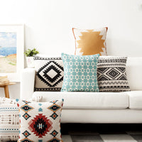 HKM-373139 Personalized Nordic Style Geometric Pattern Sofa and Car Cushion - 45x45cm with PP Cotton Filling